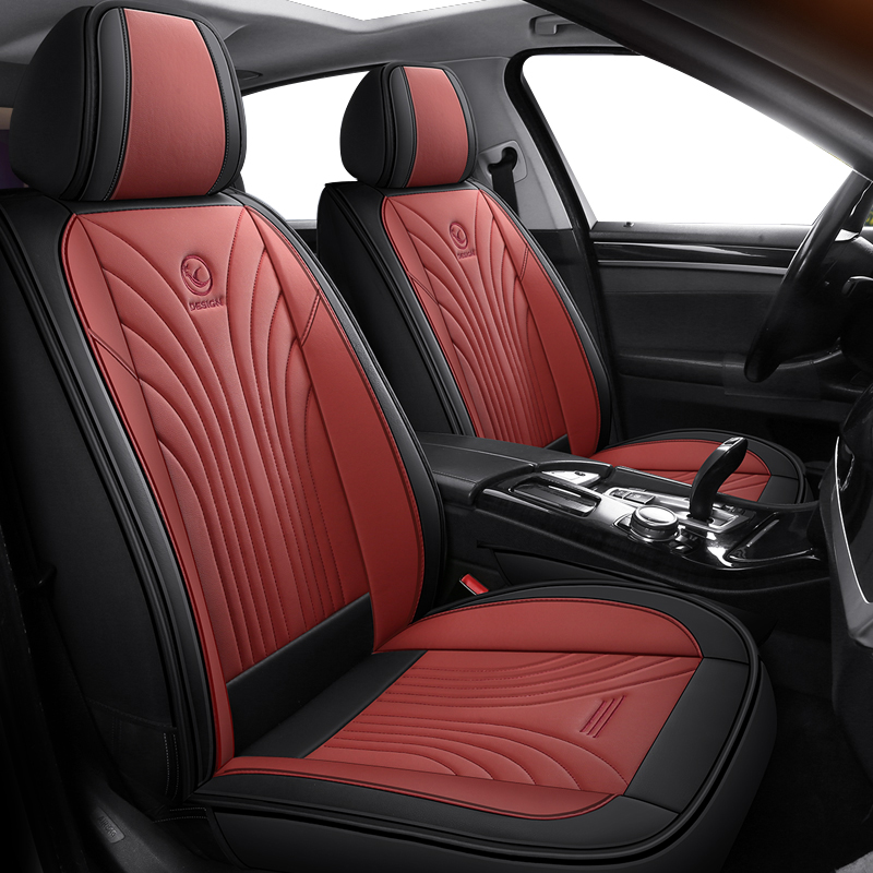 Leather Car Seat Covers Full Set Universal - Coprisedile Auto per Changan Cs35 Plus