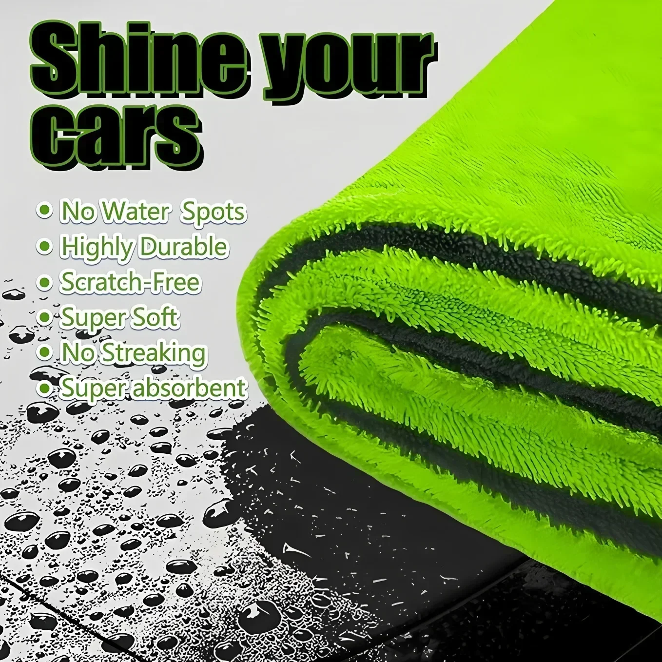 Asciugamano per Auto Super Ass - Microfiber Car Drying Towel Super Absorbent recensione e prezzo