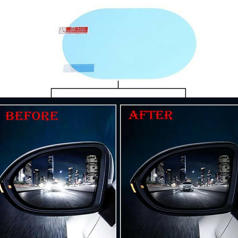 2 pezzi adesivo per auto pelli - Anti Glare Car Rearview Mirror Film recensione e prezzo