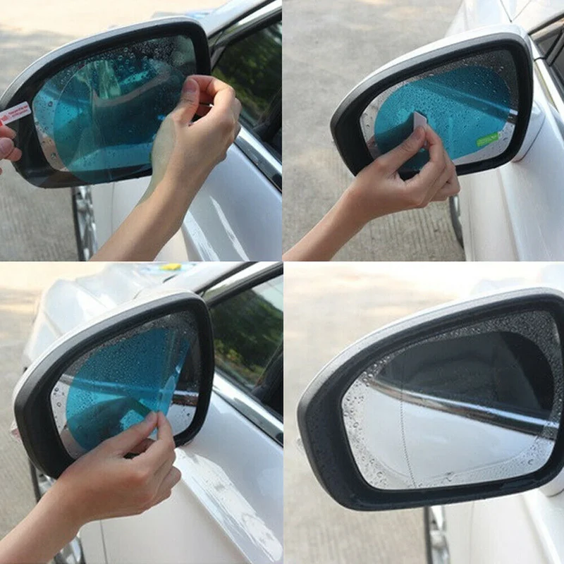 2 pezzi adesivo per auto pelli - Anti Glare Car Rearview Mirror Film recensione e prezzo