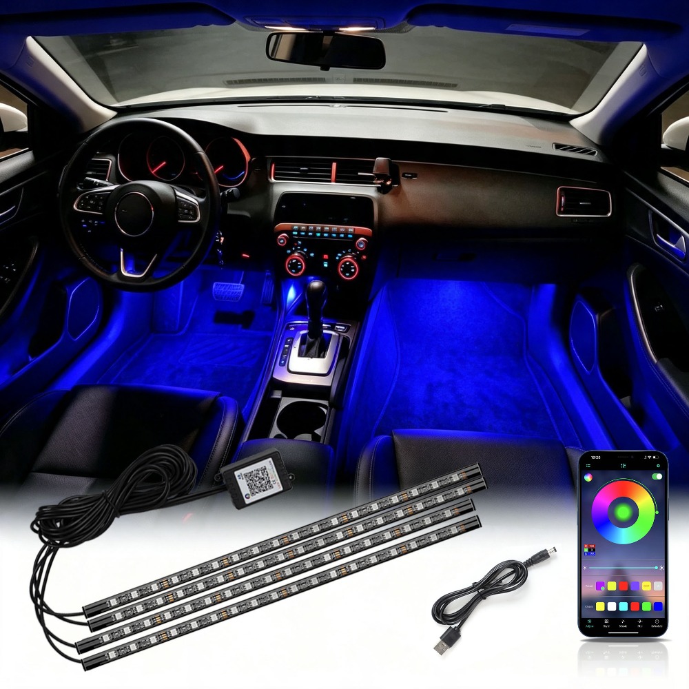 Lampada Ambientale RGB Multimo - Led Ambient Interior Car Lights App Control recensione e prezzo