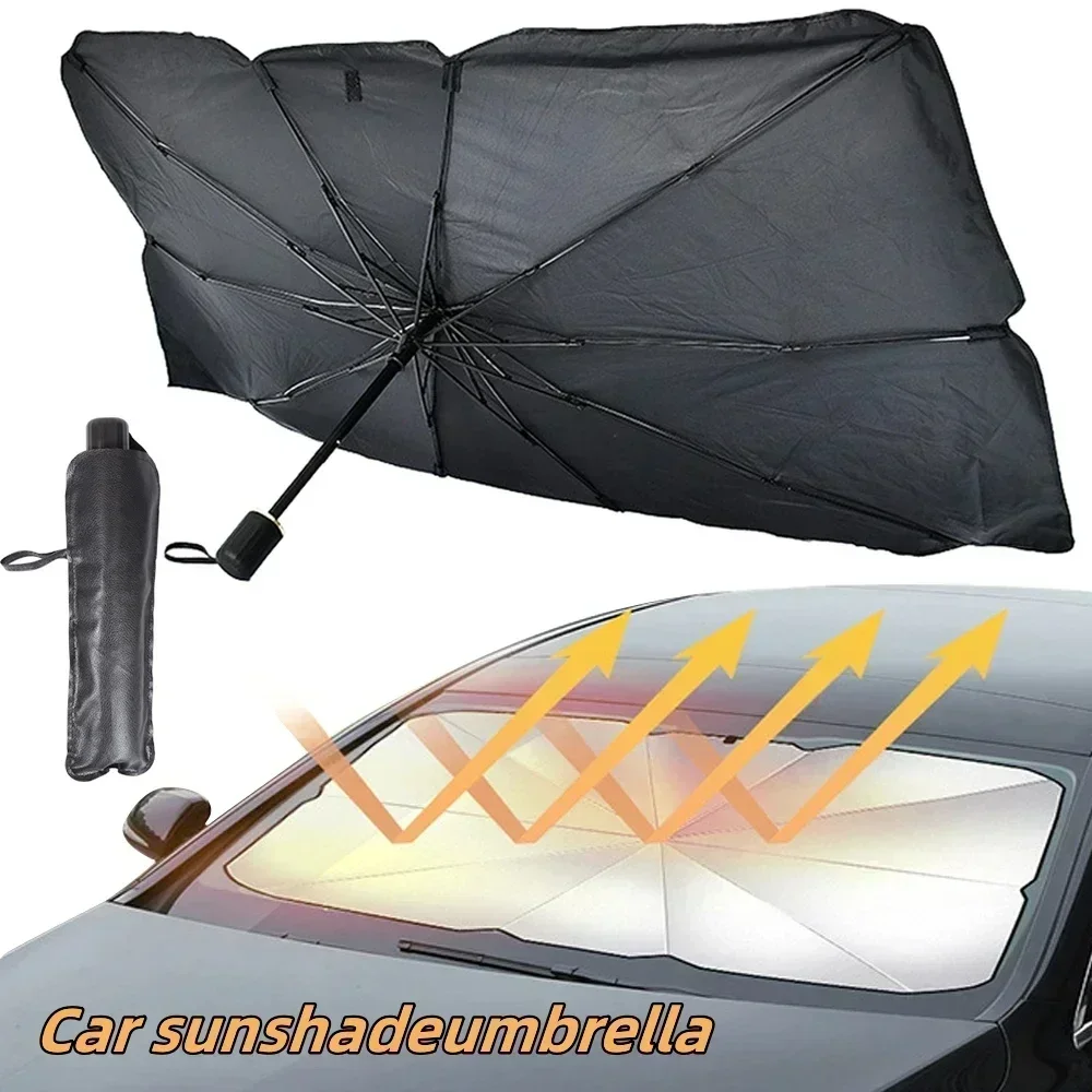 Parasole Pieghevole per Parabr - Car Sunshade Windshield Umbrella Foldable recensione e prezzo