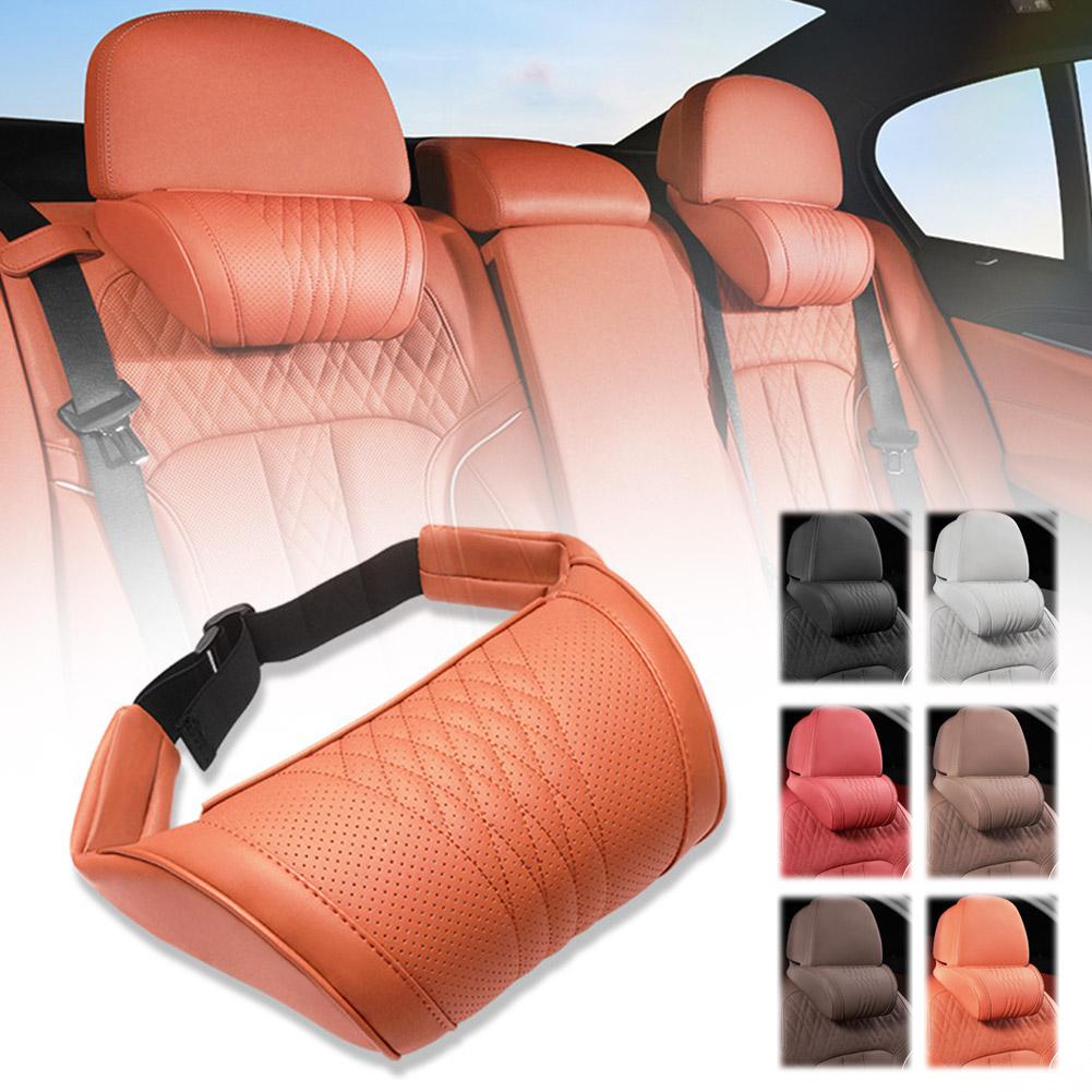 Cuscino poggiatesta in pelle d - Memory Foam Car Neck Pillow Lumbar Support recensione e prezzo
