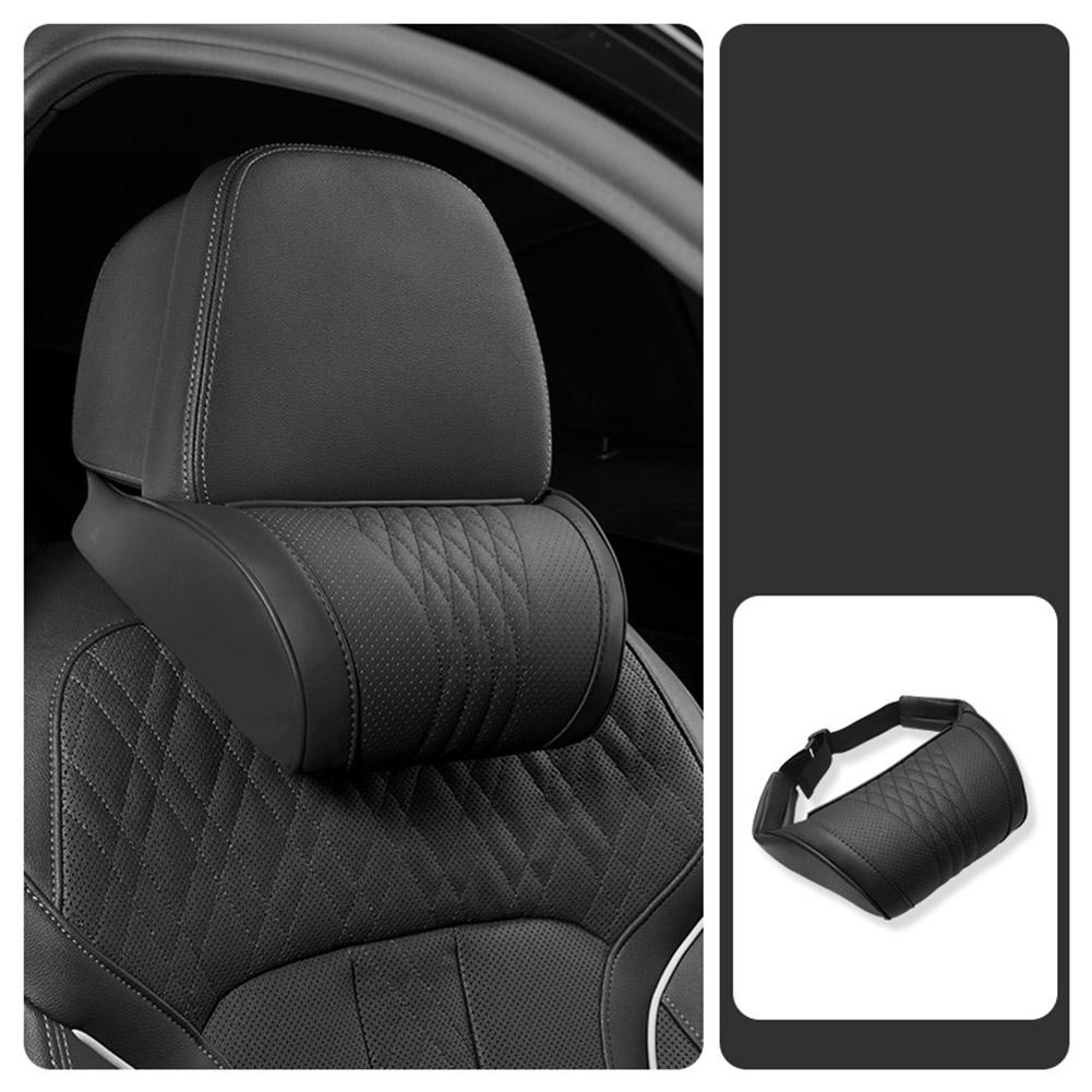 Cuscino poggiatesta in pelle d - Memory Foam Car Neck Pillow Lumbar Support recensione e prezzo