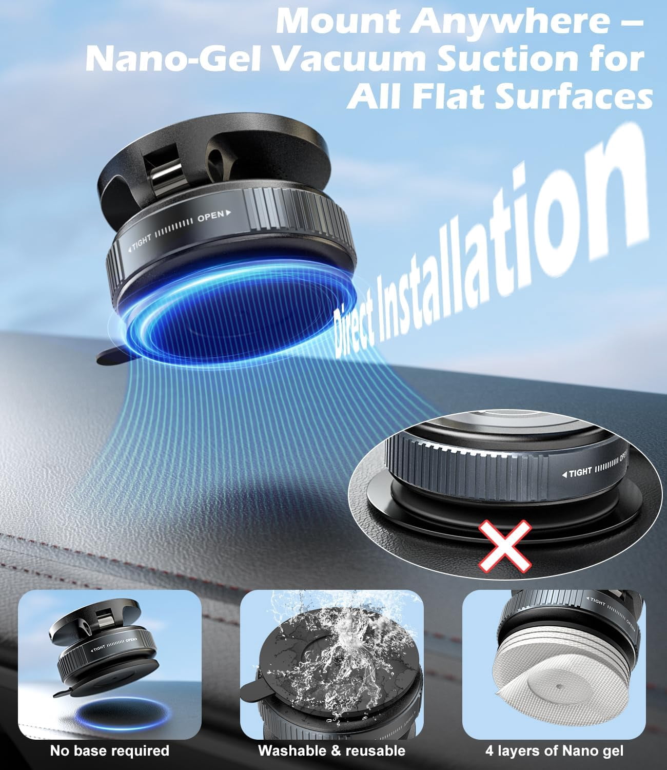 Caricatore Wireless Veloce 15W - Wireless Car Charger Mount Fast Charging recensione e prezzo